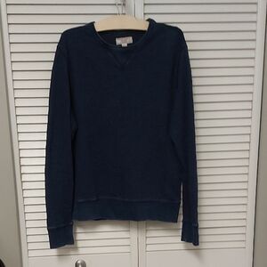 Wallace and Barnes Navy Blue Crewneck Sweatshirt